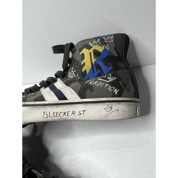 Polo Ralph Lauren Solomon Embroidered Camouflage Sneakers Men Size 7.5 D main image 5